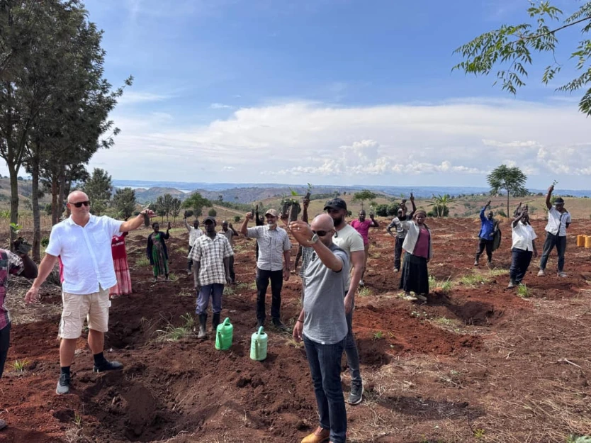 Planting of our first coffee trees